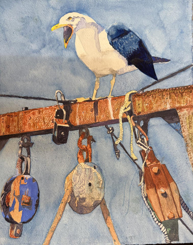 ‘I am here’ shrieked the Gull